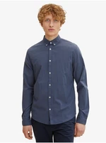 Dark Blue Men's Shirt Tom Tailor - Men's