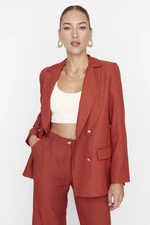 Trendyol Weave Tile Lined Blazer Jacket