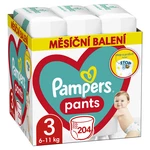 PAMPERS Plenkové kalhotky vel. 3 box 6-11 kg 204 ks