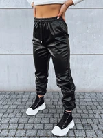 MAGIR ladies leather joggers black Dstreet