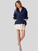 PERSO Woman's Jacket BLE205000F Navy Blue