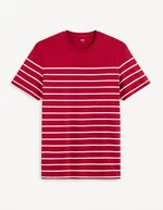 Celio Striped T-Shirt Bebaser - Men