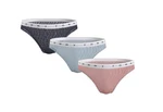 3PACK Women's Panties Tommy Hilfiger multicolor