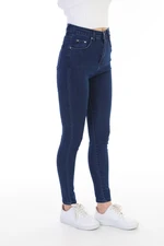 BİKELİFE Navy Blue High Waist Lycra Jeans