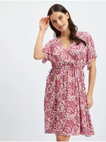 Orsay Pink Ladies Patterned Dress - Women