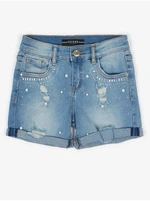 Light Blue Girly Denim Shorts Guess - Girls