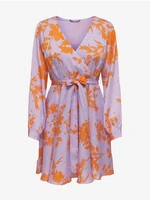 Light purple women's floral dress ONLY Summer - Women