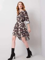 Beige and brown camo dress by Blaise