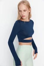 Trendyol Blouse - Navy blue - Fitted