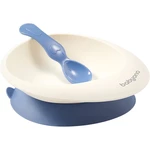 BabyOno Be Active Bowl with a Spoon jedálenská sada Blue 6 m+ 1 ks