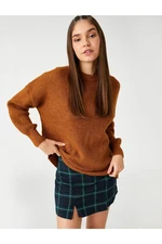 Koton Knitted Sweater Crew Neck Long Sleeve