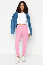 Trendyol Pink Basic Jogger Thick Knitted Sweatpants