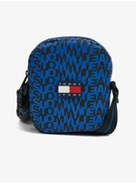 Blue Men's Patterned Shoulder Bag Tommy Jeans Logoman - Mens