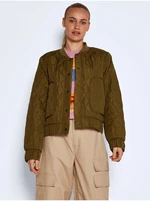 Khaki quilted bomber Noisy May Siri - Women