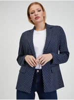 Orsay White and blue ladies patterned jacket - Ladies