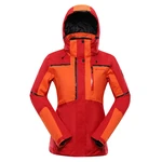 Ladies Ski Jacket with Membrane PTX ALPINE PRO MALEFA dk.red