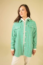 DEFACTO Regular Fit Plaid Long Sleeve Tunic