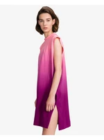 Purple and pink Women's Dress Calvin Klein Jeans DIP DYE Muscle - Women