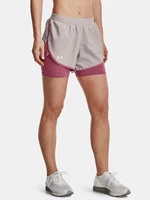 Under Armour Kraťasy UA Fly By Elite 2-in-1 Short-GRY - Dámské