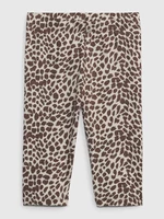 GAP Dětské organic capri legíny leopard - Holky