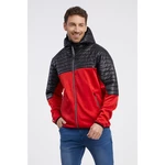 Black and red men's lightweight quilted jacket SAM 73 Vader