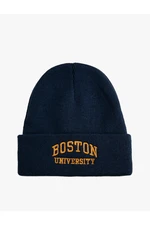 Koton College Beanie with Fold Detail