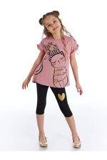 Mushi Girl's Love Cat Leggings Set