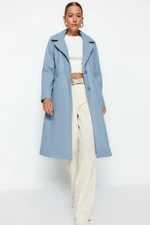 Trendyol Long Blue Cachet Coat