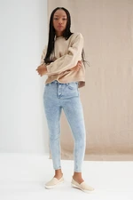 Trendyol Light Blue More Sustainable High Waist Skinny Jeans