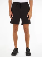 Black Men Shorts Tommy Jeans Badge Cargo - Men