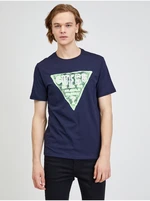 Dark blue men's T-shirt Guess Rusty - Men