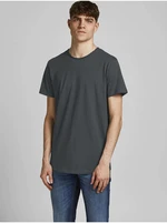 Dark gray basic T-shirt Jack & Jones Basher - Men