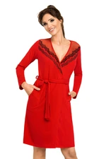 Jasmine red bathrobe red