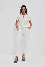 LADIES SHIRT L-KO-4022 WHITE