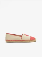 Women's Pink and Cream Espadrilles Michael Kors Kendrick - Women