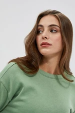 WOMEN'S SWEATSHIRT L-BL-4001 OLIVE,