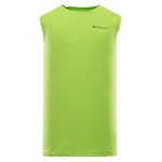 Man quick-drying tank top ALPINE PRO QARET lime green