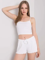 RUE PARIS White cropped top