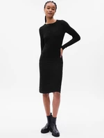 Black women's knitted dress with GAP wool blended