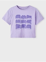 Light purple girl's T-shirt name it Balone