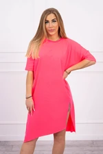 Oversize dress pink neon