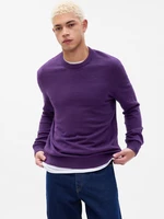 Fialový pánsky basic sveter GAP