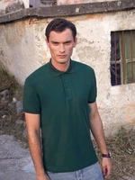 Heavy Polo Friut of the Loom Green T-Shirt