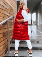 Women's quilted vest GANTINI red Dstreet