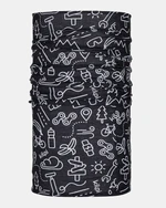 Multifunctional scarf KILPI DARLIN-U Black - White