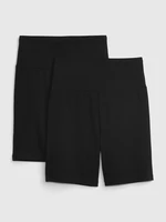 Set of two women's shorts in black GAP