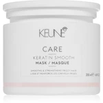 Keune Care Keratin Smooth Mask hydratační maska na vlasy pro suché a poškozené vlasy 200 ml