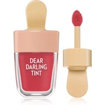 ETUDE Dear Darling Water Gel Tint Ice Cream farba na pery s gélovou textúrou odtieň #20 OR205 4,5 g