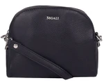 SEGALI Dámska kožená crossbody kabelka 12 Black