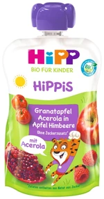 HIPP BIO Hippis 100% ovocie Jablko-Malina-Granátové jablko-Acerola 100 g